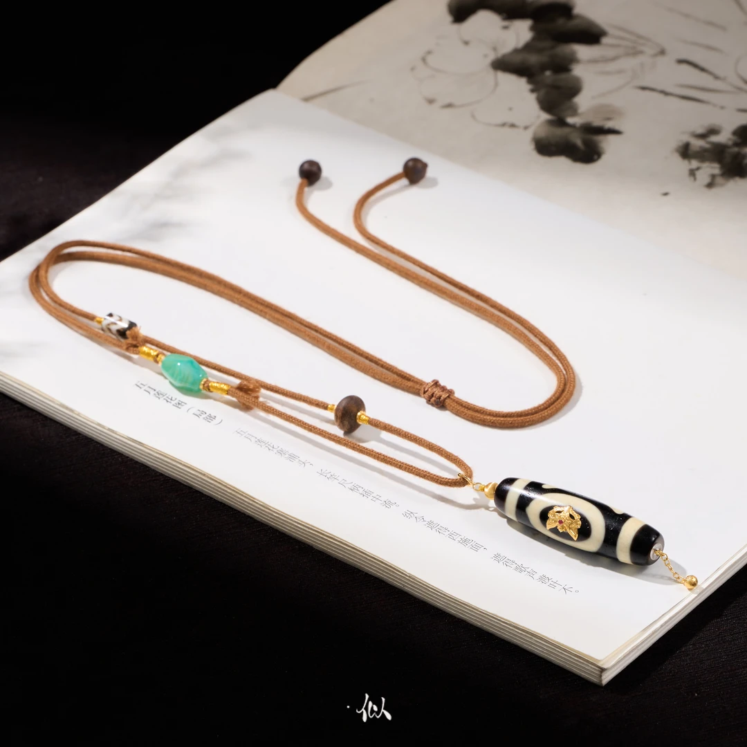 【梵音】·似梓珠宝· 18K天地编绳吊坠  XYGD317028-A