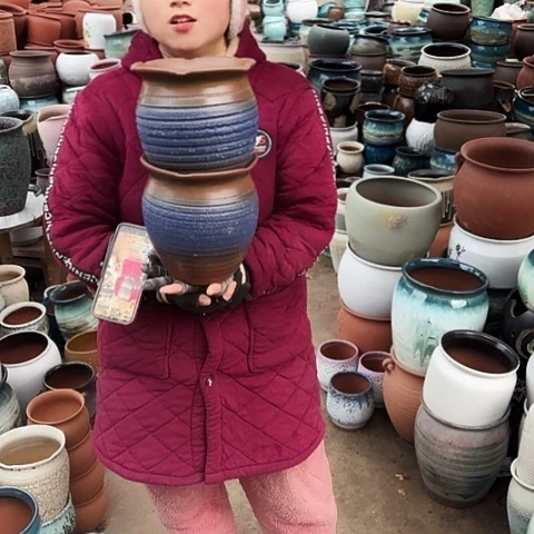 口19高20瑕疵盆子