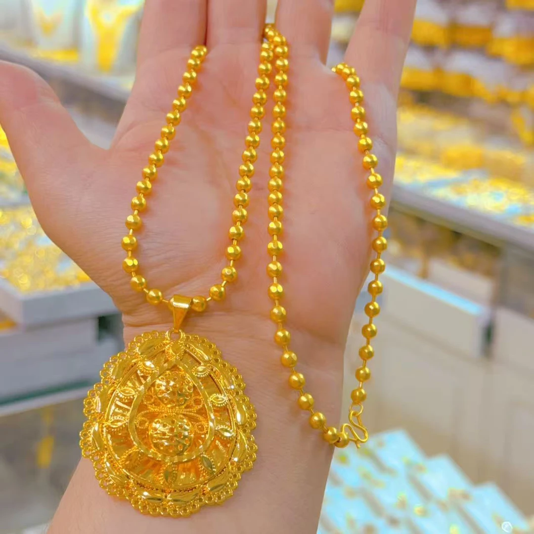 铜合金亚克力项链 新款精美时尚金首饰altun pasun高档个性百搭