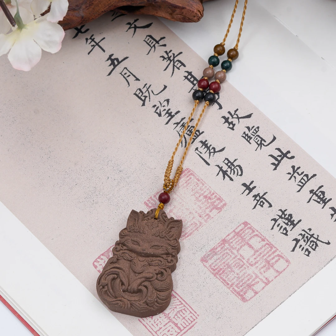 归真龙涎古法合香雕刻凤九吊坠hx0210zt4838