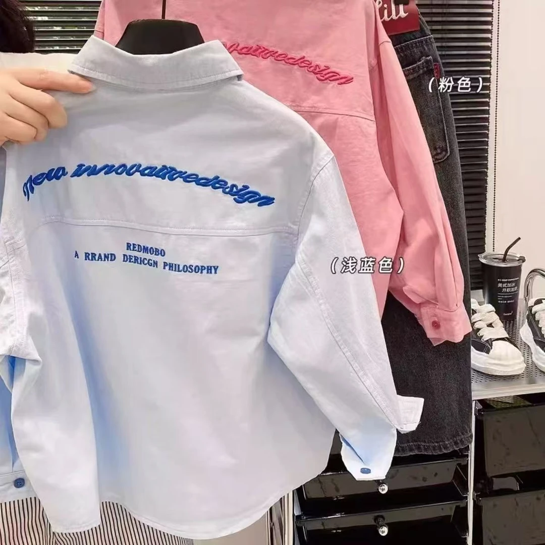 儿童纯棉外套春秋新款男女童韩版秋季上衣外套中大童长袖外衣秋装