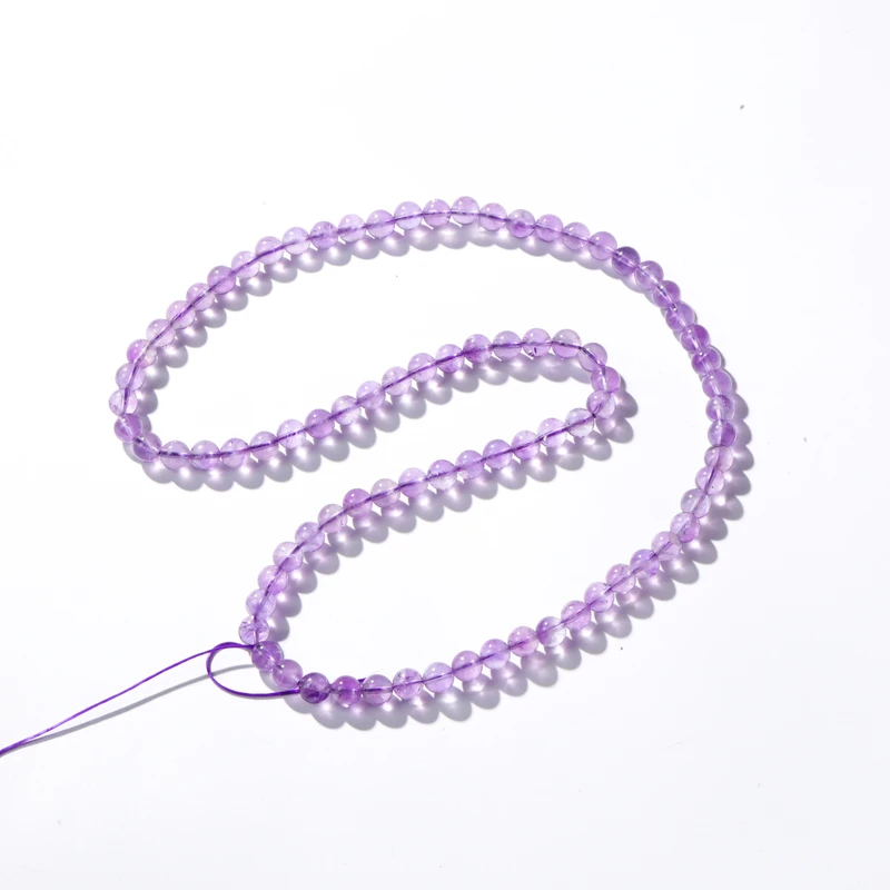 紫水晶三圈手串约6mm左右约32g左右 G29241223-13