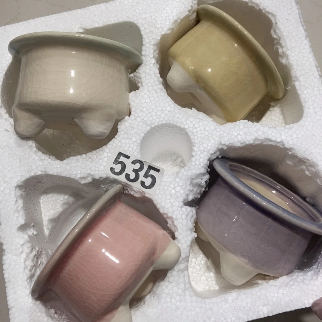 红陶高温陶瓷花盆