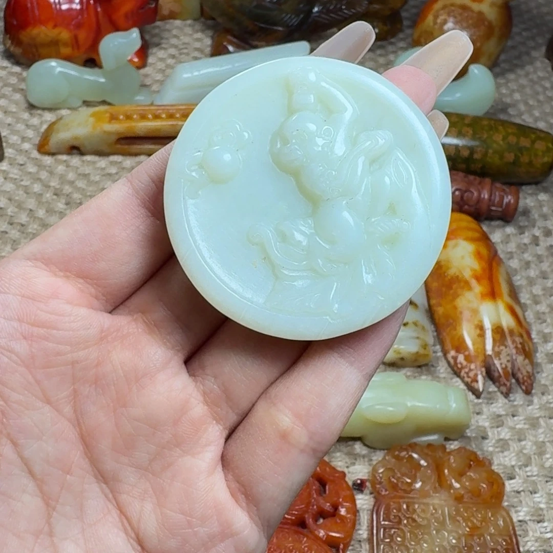 吊坠白玉菩提挂件