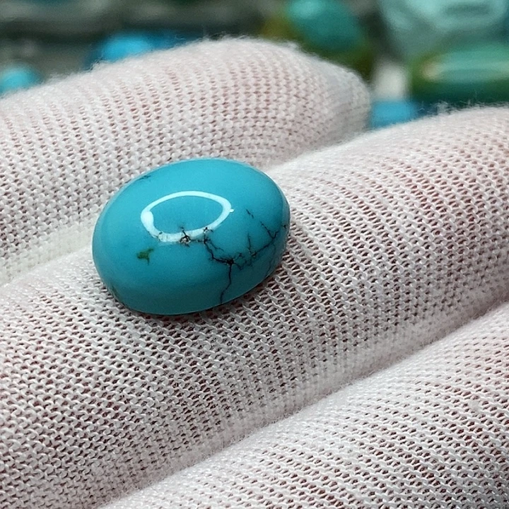 绿松石未镶嵌天然原矿 地大质检