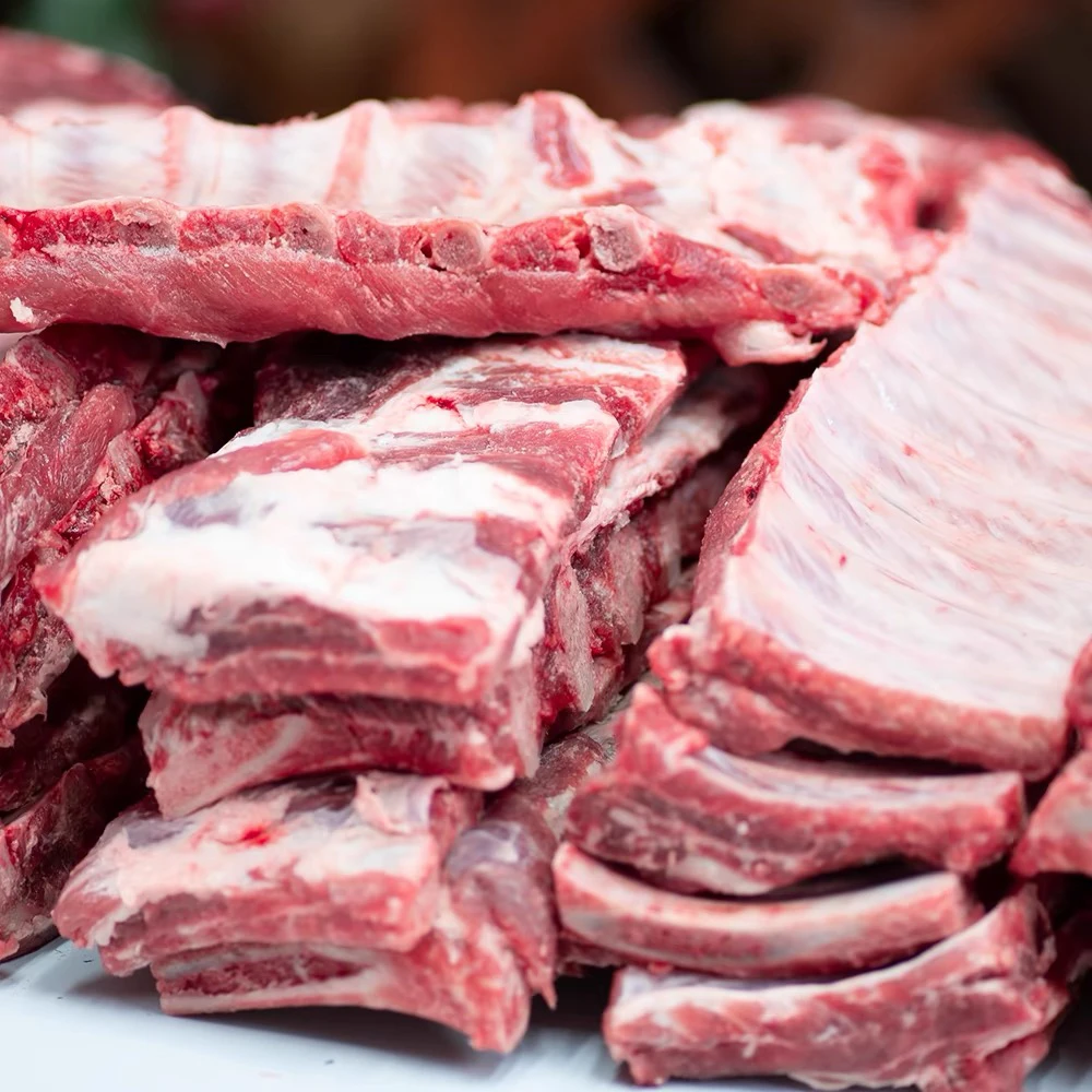 散养跑山猪新鲜猪肋排无脊骨软骨精修新鲜排骨原切新鲜土猪肉顺丰