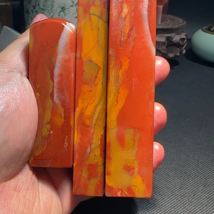 寿山石福集福寿山石印章