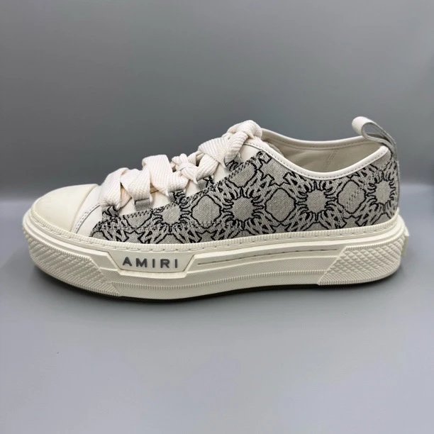 AM013 amiri/骨头鞋 经典印花休闲运动板鞋