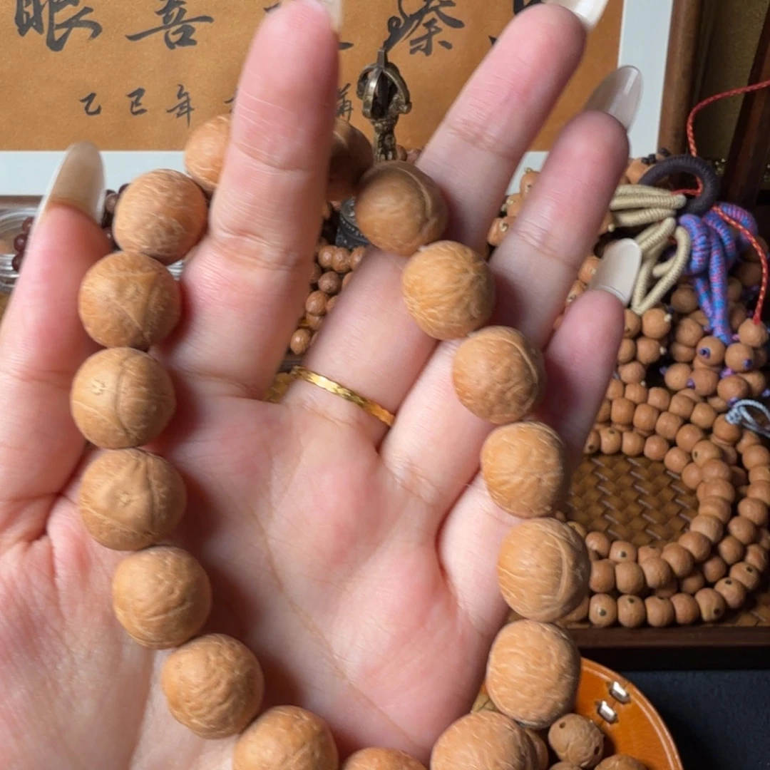 凤眼菩提把件15.5mm龙眼手串
