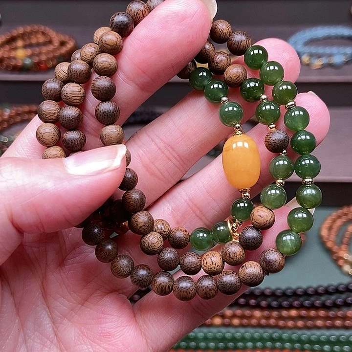 沉香未镶嵌手串0.5