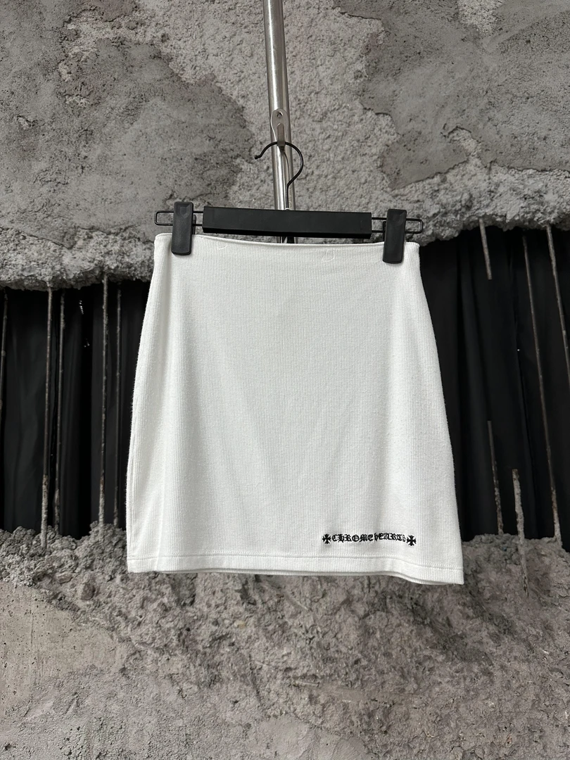 99新 Chrome Hearts/克罗心 刺绣宝剑短裙/xs码/99新 皮牌压到了