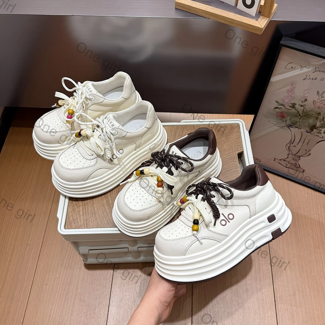 【游牧诗人】厚底增高小白鞋女款秋季透气运动板鞋百搭ins风休闲鞋