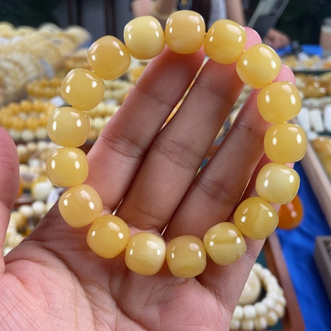 琥珀未镶嵌珠宝奇石13同料黄白花蜡老型23.98