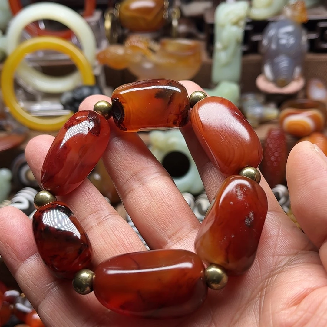 玛瑙/玉髓未镶嵌车挂