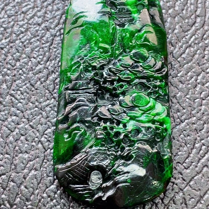 翡翠银S925镶嵌颈饰