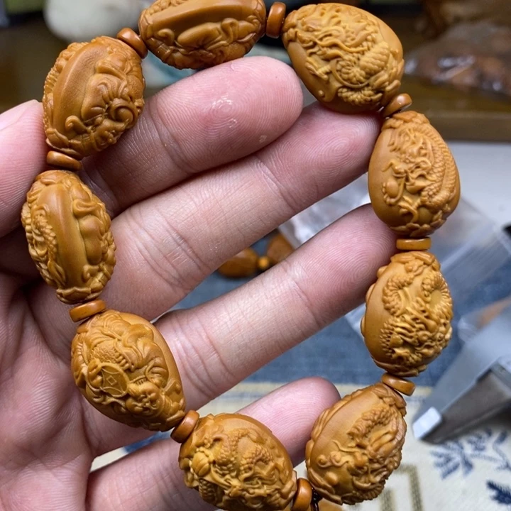 橄榄核手串/手链橄榄核雕工艺手串