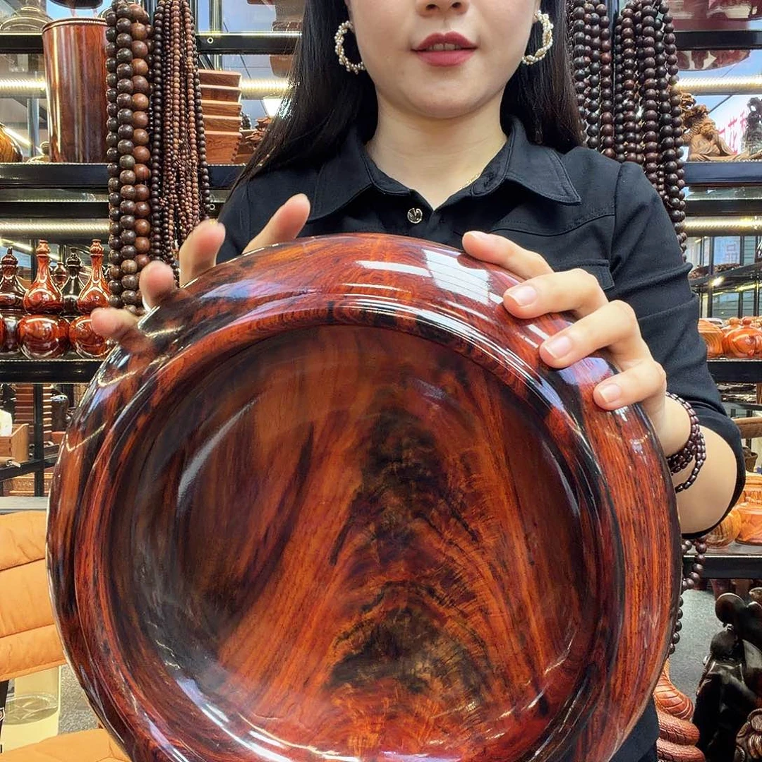 随***风大红酸枝大红酸枝聚宝盆