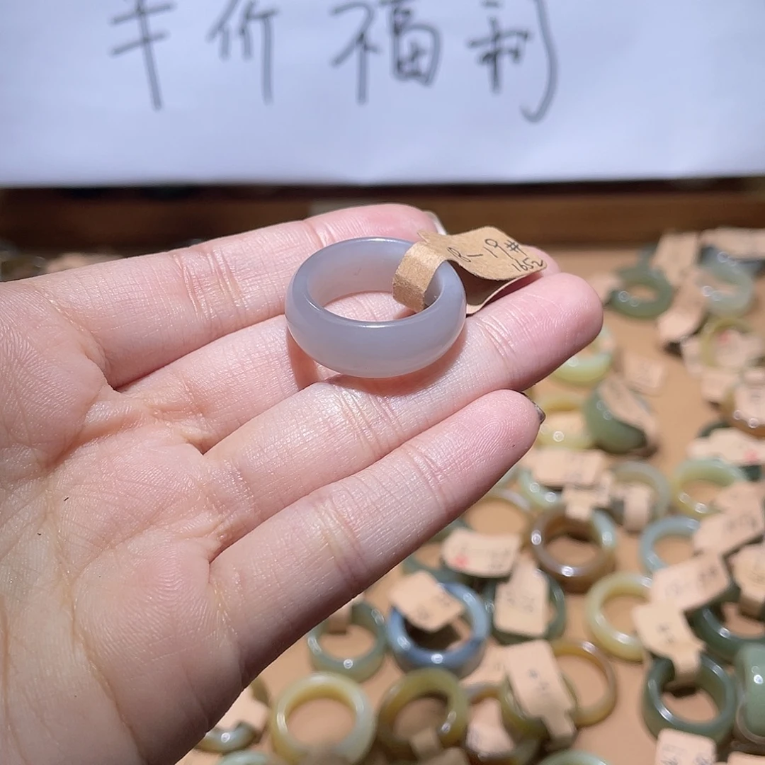 和田玉未镶嵌戒指福利款不退换18.5