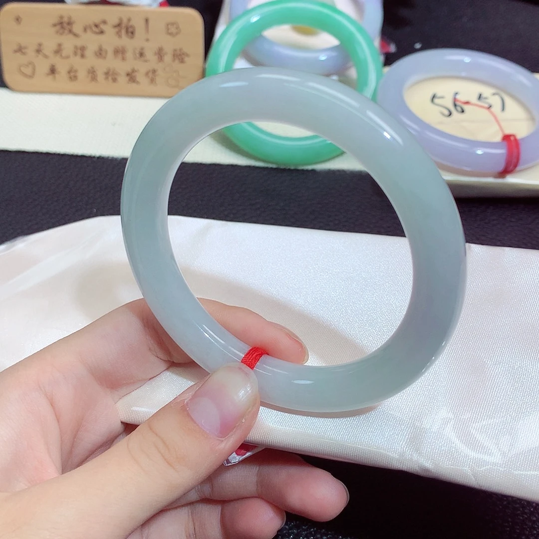 翡翠未镶嵌手镯1222