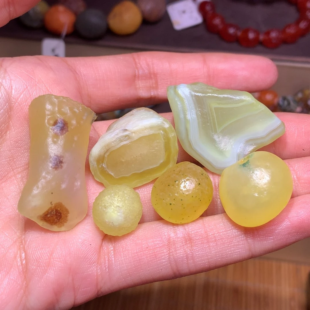 未镶嵌玛瑙/玉髓珠宝半成品