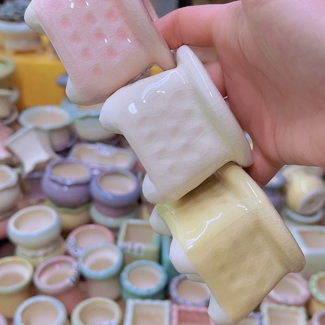 红陶陶瓷花盆当场满12包邮