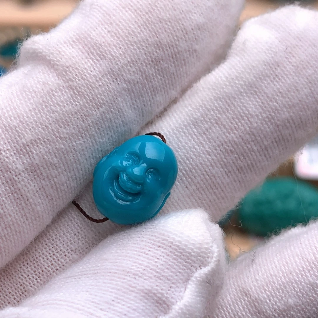 未镶嵌绿松石笑口佛