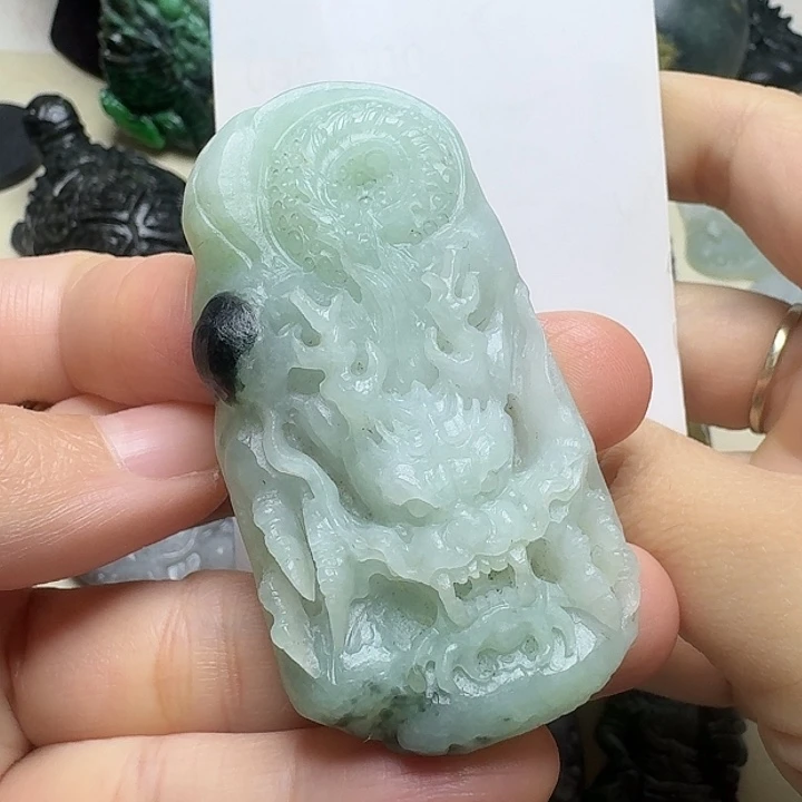 定制翡翠未镶嵌毛货
