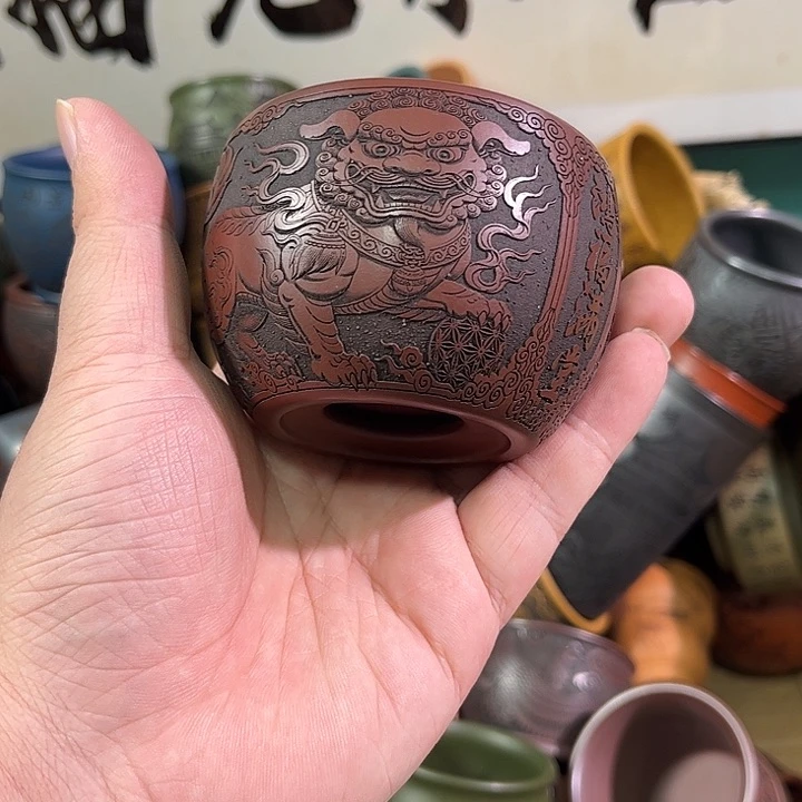 茶杯紫砂全手工紫砂主人杯