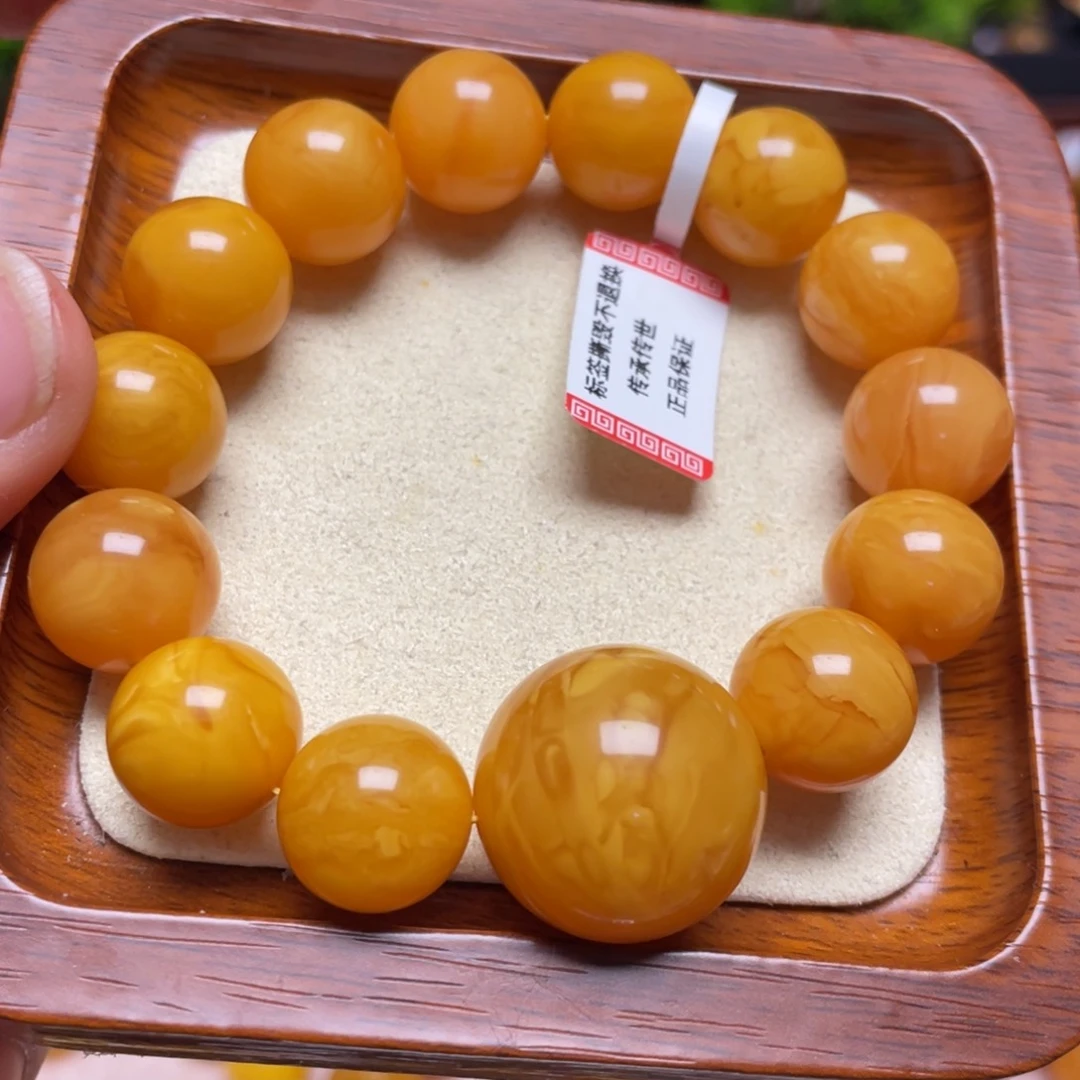 蜜蜡手链未镶嵌手串