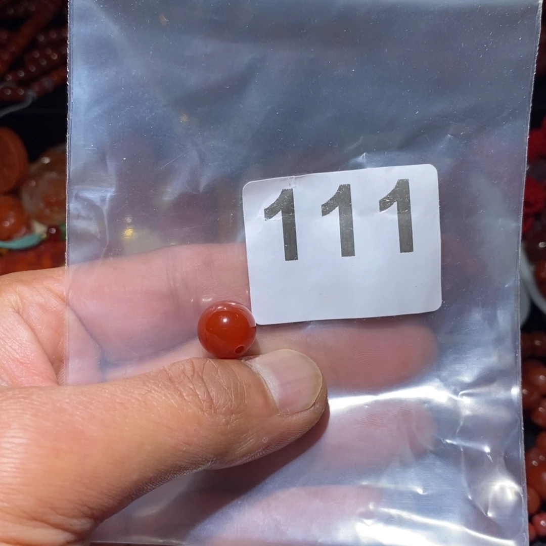未镶嵌单珠南红玛瑙