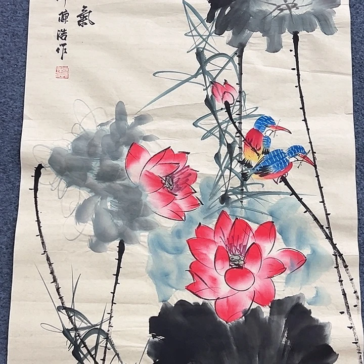 国画纯手绘 风格独特新颖