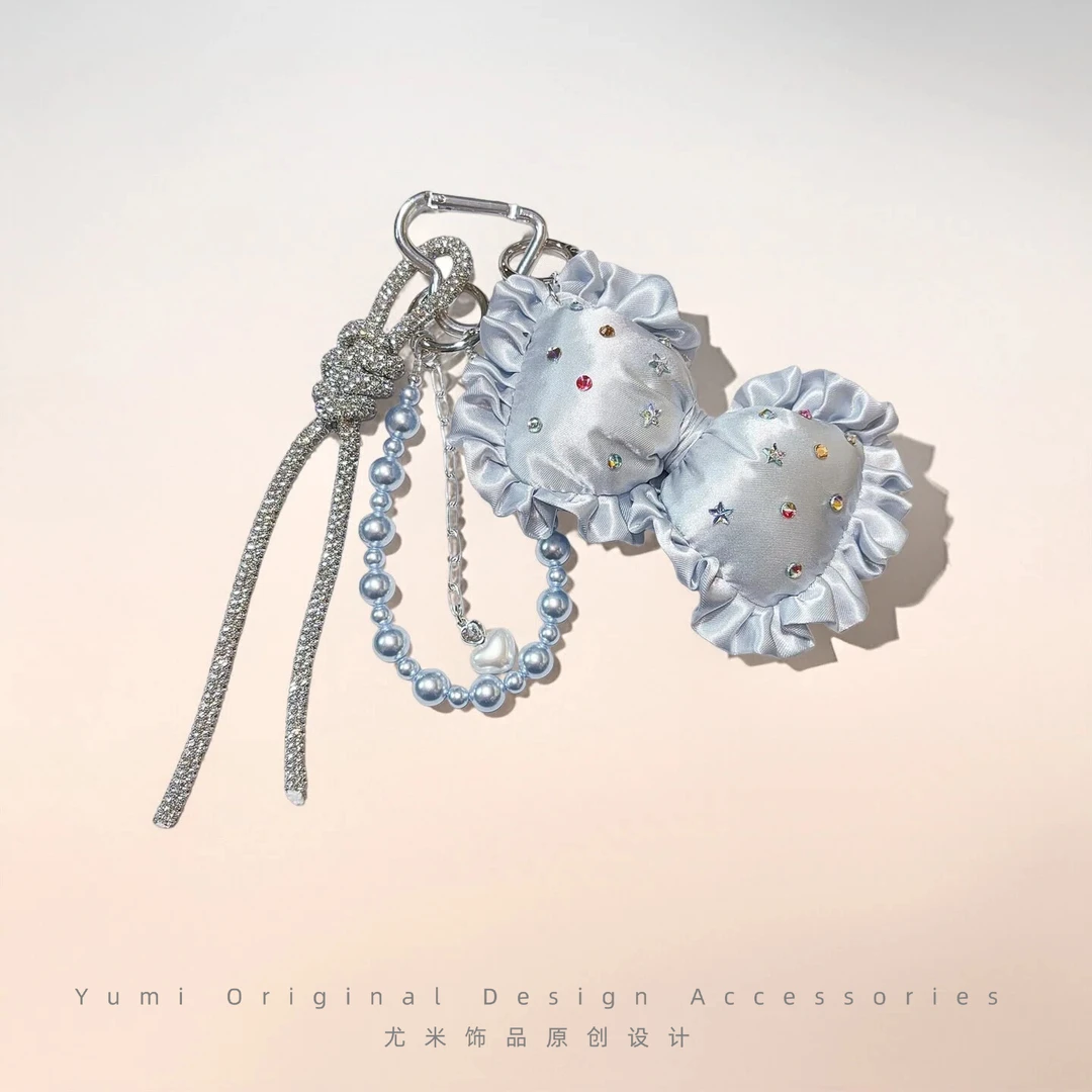 【设计师手作】尤米原创高端女款通勤百搭防丢手机挂件链绳L1614