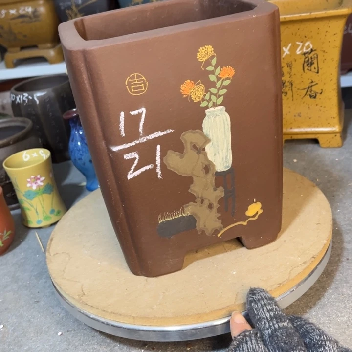 花盆紫砂紫砂花盆