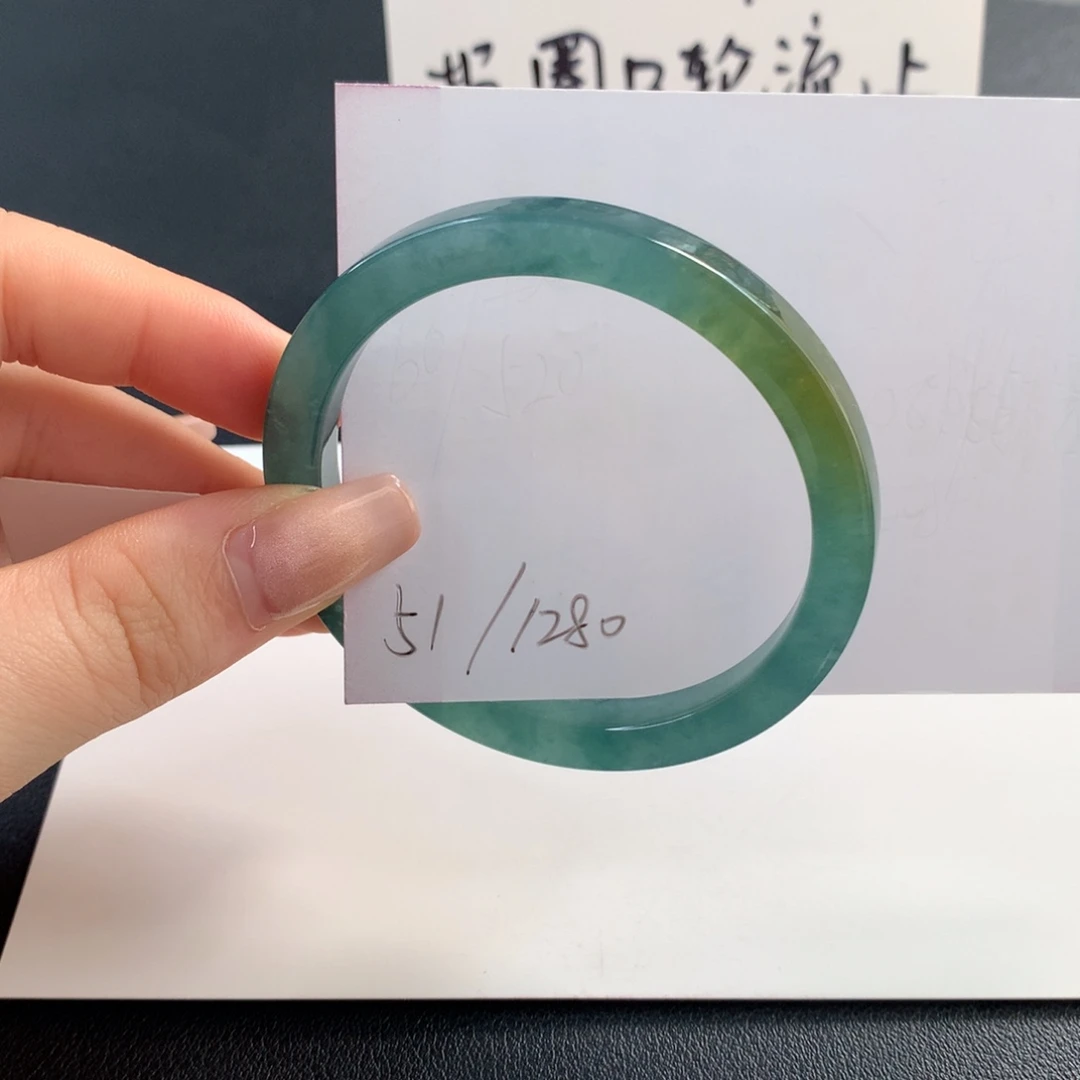 翡翠未镶嵌手镯天然翡翠