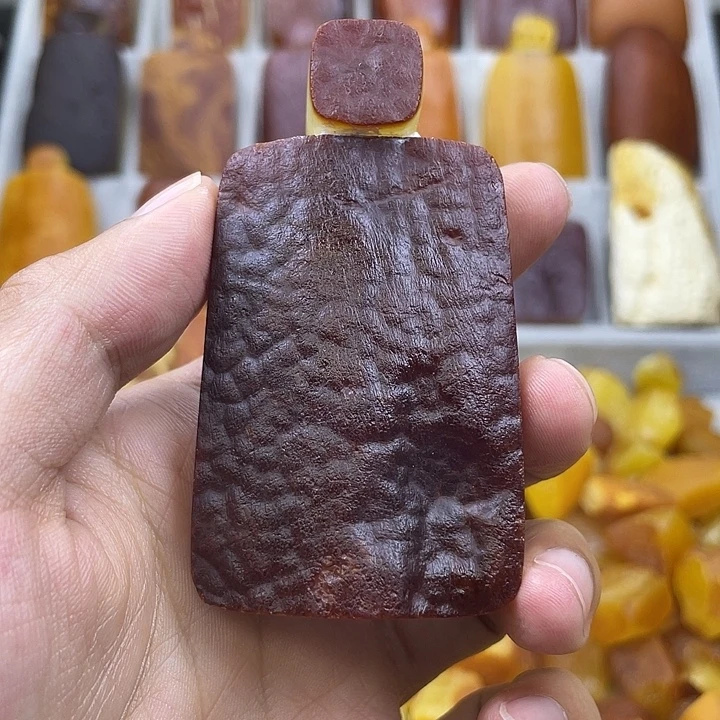 定制蜜蜡未镶嵌牌子