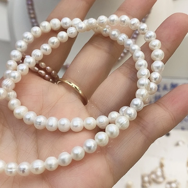未镶嵌颈饰淡水珍珠