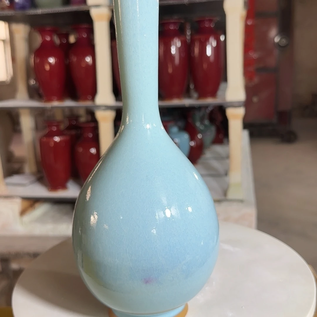 摆件陶郑家钧窑摆件