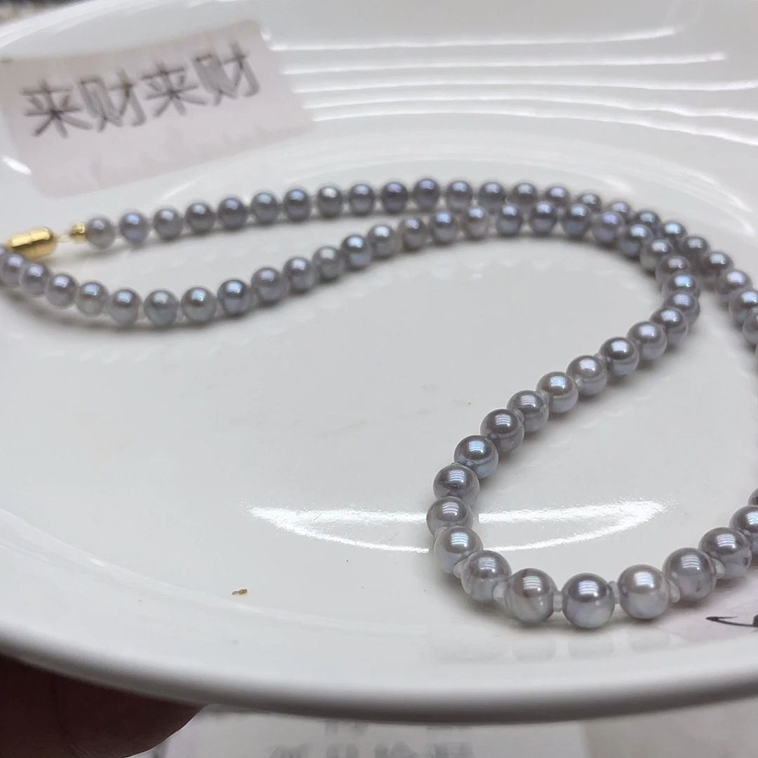 海水珍珠18K金镶嵌颈饰