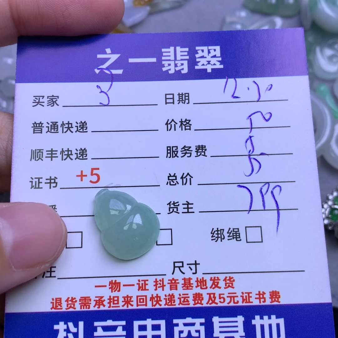 颈饰未镶嵌翡翠鮑****饰