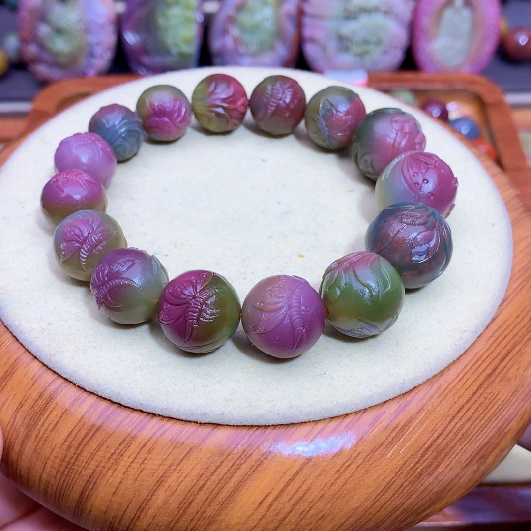 玛瑙未镶嵌手链盐源