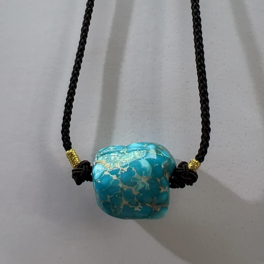 …***Y绿松石未镶嵌挂件