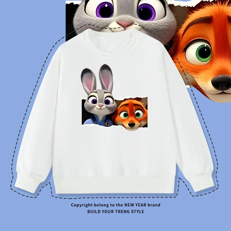 卡通洋气加绒秋冬童装卫衣