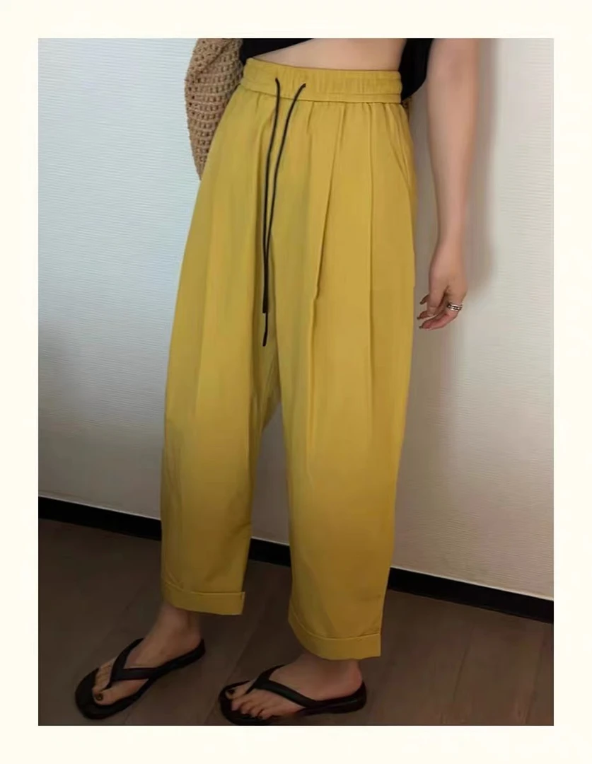 H5927#薄款百搭休闲裤