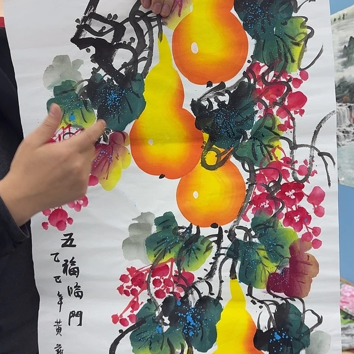 国画手绘国画作品