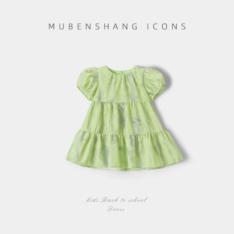 木本尚女童婴儿夏季洋气独特漂亮连衣裙宝宝公主裙夏款儿童时尚