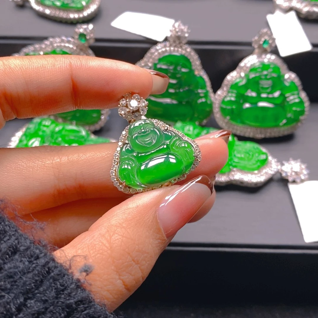 翡翠颈饰银S925镶嵌888888888888