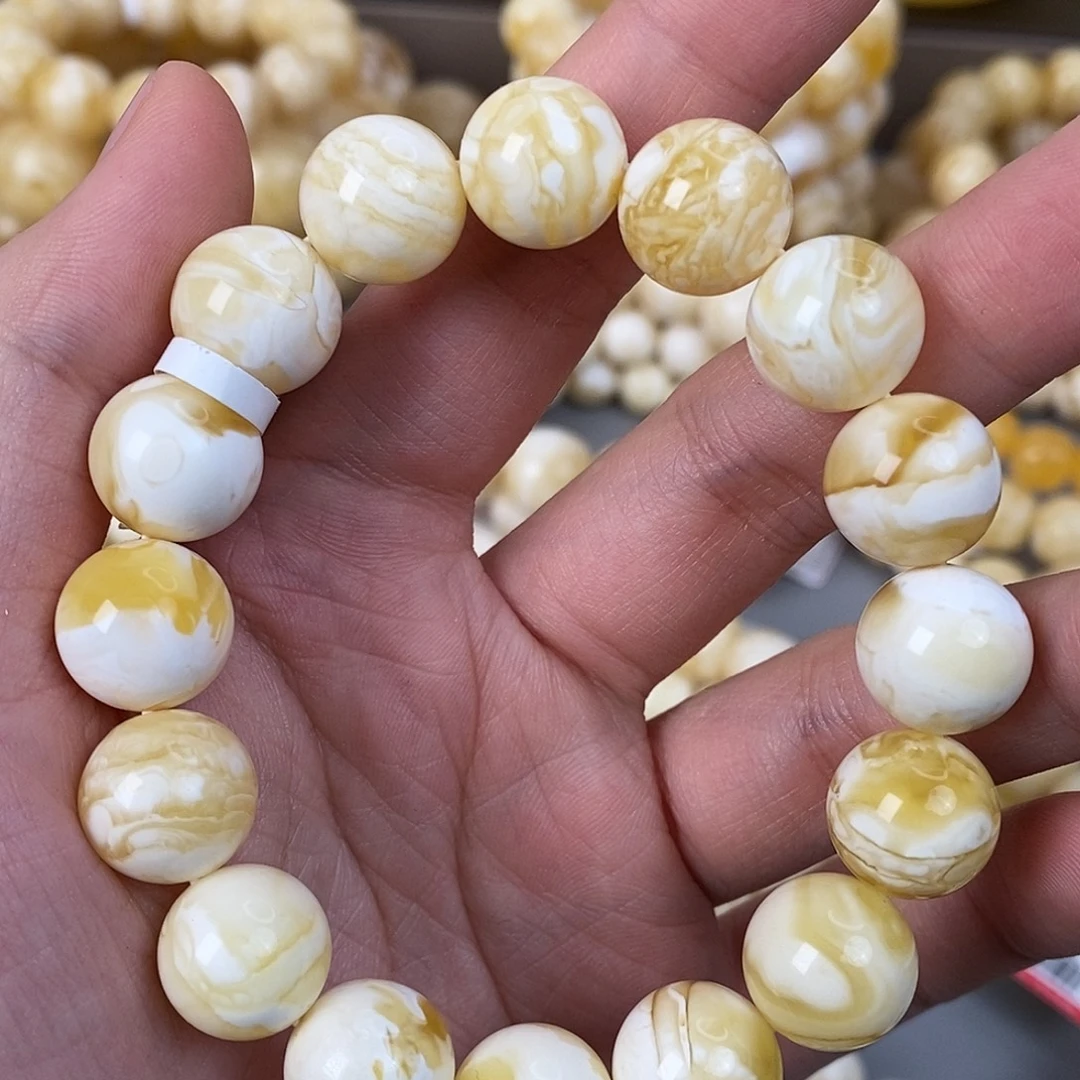 琥珀未镶嵌珠宝奇石13mm
