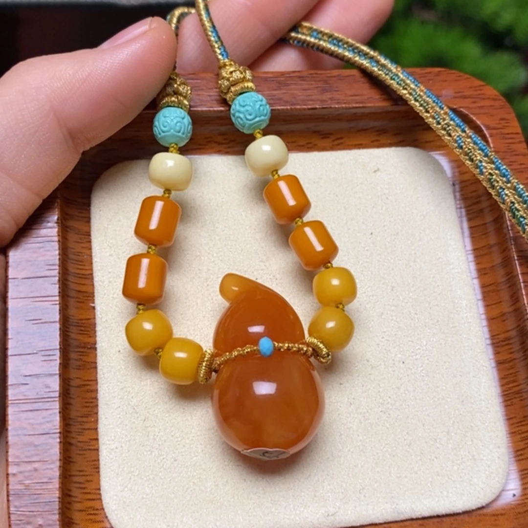 【闪购商品】蜜蜡颈饰未镶嵌项链