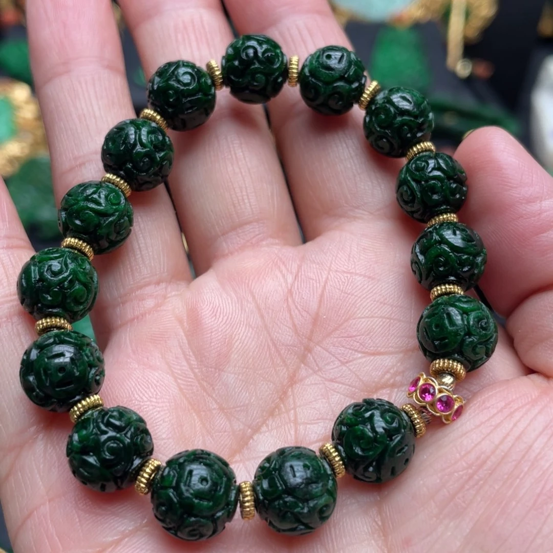 翡翠未镶嵌手链翡翠