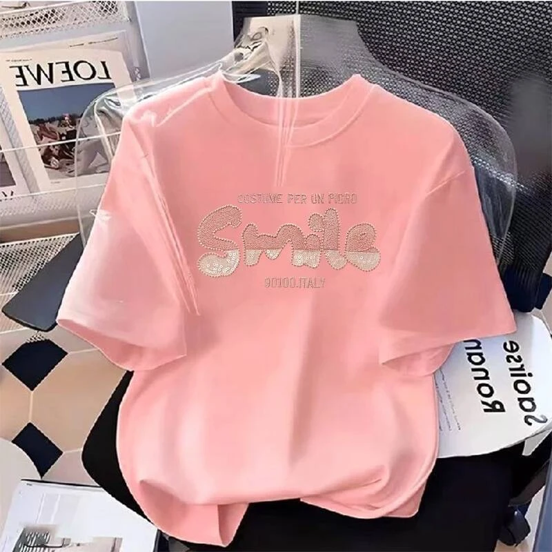 8【宠粉福利】W上新女款时尚休闲百搭夏季潮流春夏t恤圆领显瘦短